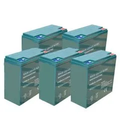 5x Batterien Blei Gel AMG Technik Set 6 DZM 20 60V 20 Ah 5x Batterien Blei Gel AMG Technik Set 6 DZM 20 60V 20 Ah